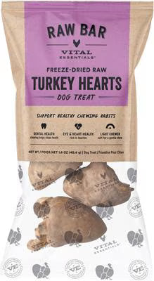 Vital Essentials Raw Bar FD Turkey Hearts Bag 1.6 oz.