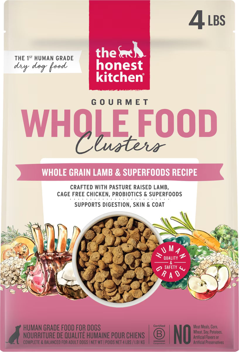 The Honest Kitchen Clusters Whole Grain Lamb 4 lb