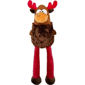 H&K Holiday Dog Toy Lankies Monty Moose Dog Toy