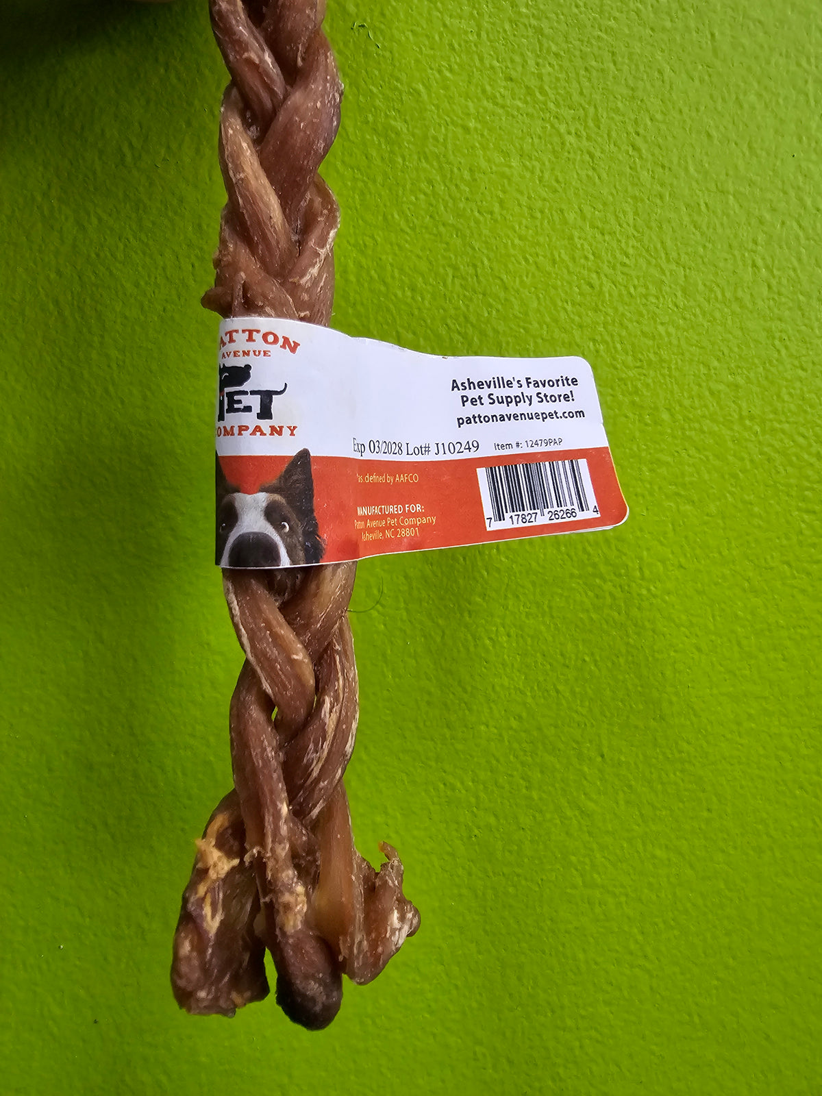 PAPCo Lamb Braided Taffy Stick 6"