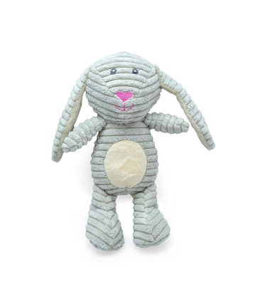 ThoozyPet Tuff & Cuddly Bunny Plush Dog Toy 12.5"