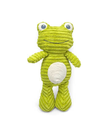 ThoozyPet Tuff & Cuddly Frog Plush Dog Toy 12.5"