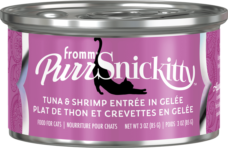 Fromm Cat Can PurrSnickitty Pate' Tuna & Shrimp 3 oz