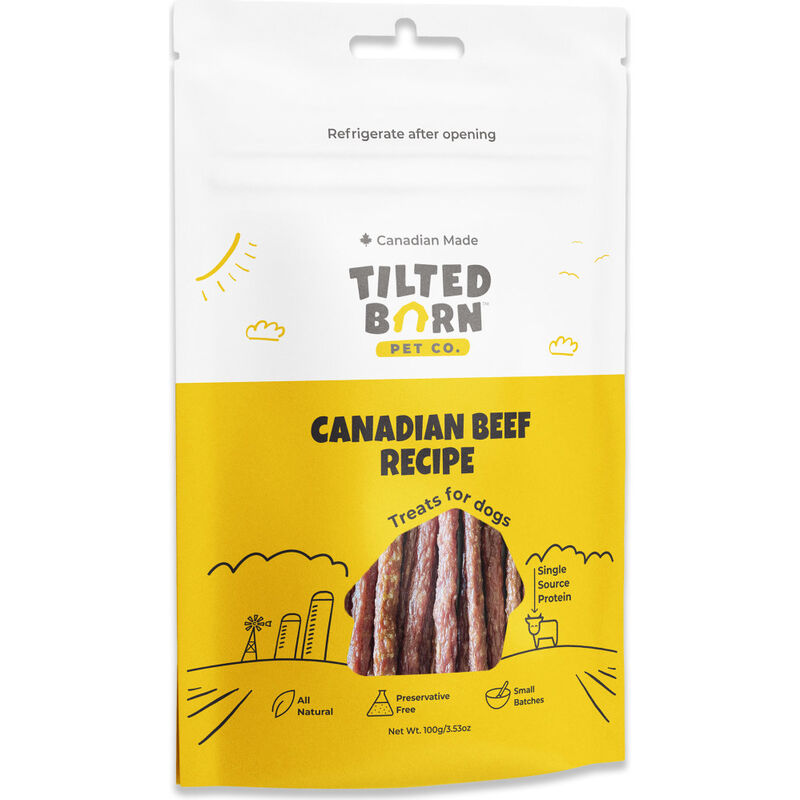 Tilted Barn Dog Treat Beef 3.53 oz