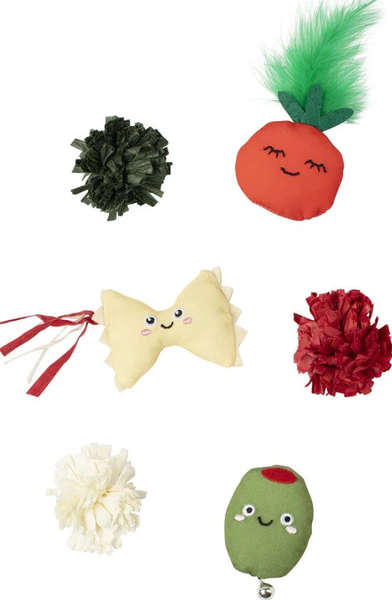 Fringe Cat Toy Pastatively Amazing 6 pc