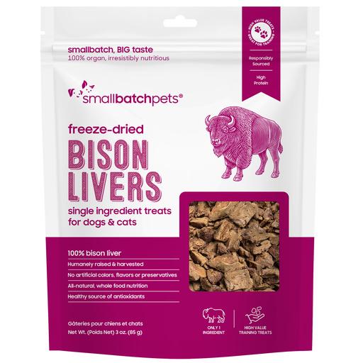 Small Batch FD Treat Bison Liver 3 oz