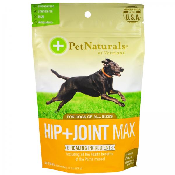 Pet Naturals* Dog Hip & Joint Max Chew 60 ct.