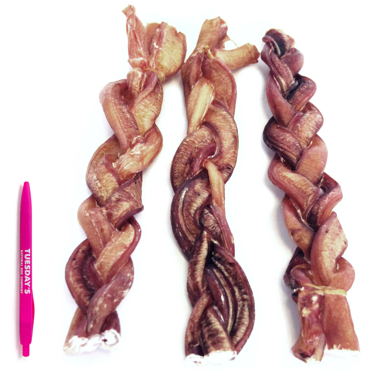 TND* Jumbo Braided Bully Stick 12"