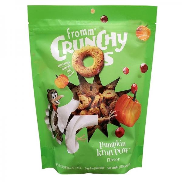 Fromm Dog Treats Crunchy O's Pumpkin Kran Pow 6 oz
