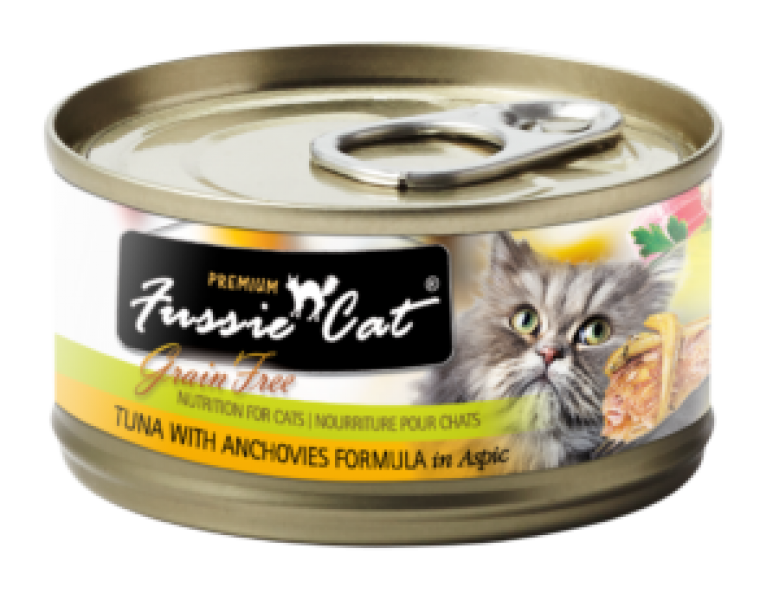 Fussie Cat Tuna w/ Anchovies 5.5 oz.