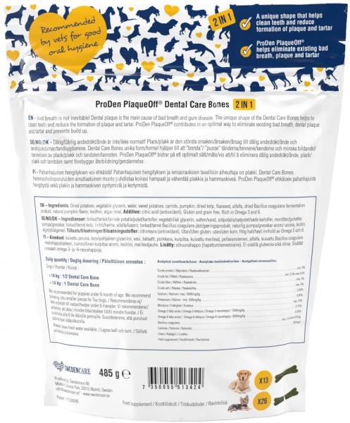Plaque Off Dental Bones Regular Vegetable Fusion 17 oz