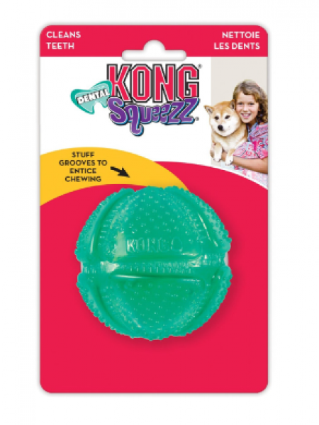 Kong Squeezz Dental Ball Medium Dog Toy