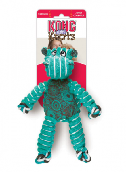 Kong Floppy Knots Hippo S/M
