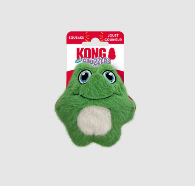 Kong Snuzzles Mini Frog Dog Toy