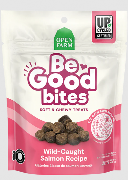 Open Farm Treat Be Good Bites Salmon 6 oz