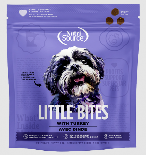 Nutrisource Treat GF Little Bites Turkey 6 oz.