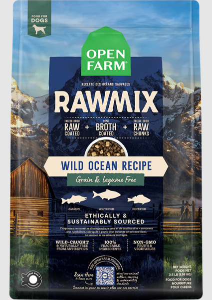 Open Farm Dog Dry GF RawMix Wild Ocean 3.5 lb.