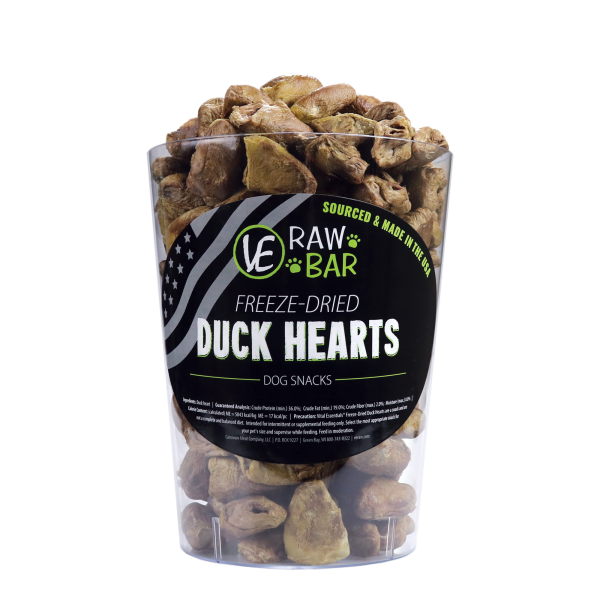 Vital Essentials Raw Bar FD Duck Hearts