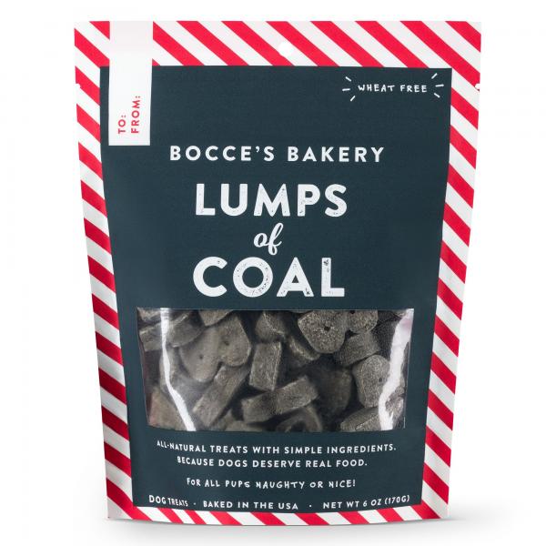 Bocce's* Bakery Holiday Soft & Chewy Lumps of Coal 6 oz. bag