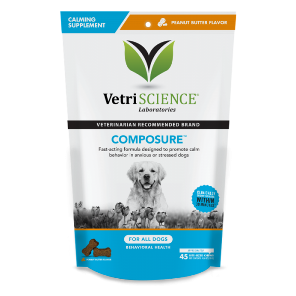 Vetri Science* Dog Composure Peanut Butter 45 Ct