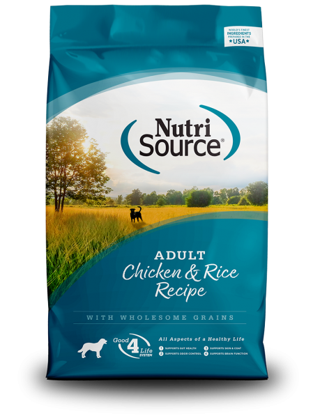 Nutrisource Chicken & Rice 26 lb.