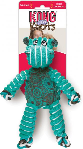 Kong Floppy Knots Hippo M/L