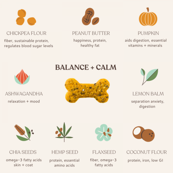 Botanical Bones Treats Balance + Calm