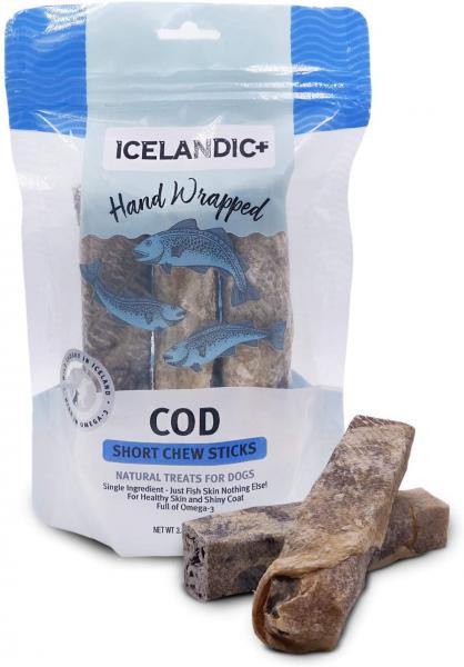 Icelandic Plus Treat Cod Skin 5" 3 pc.