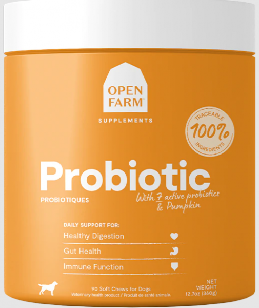 Open Farm* Supplement Probiotic Chews 90 ct