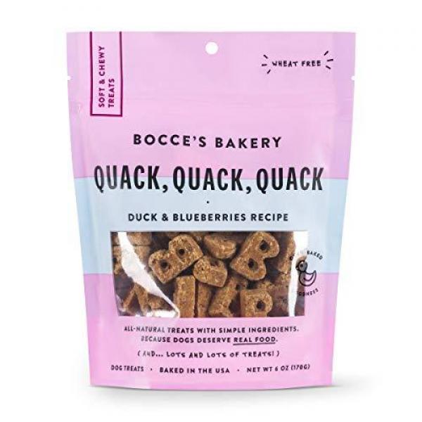 Bocce's* Bakery Soft & Chewy Quack Quack Duck 6 oz Bag