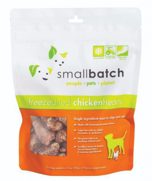 Small Batch FD Treat Chicken Hearts 3.5 oz
