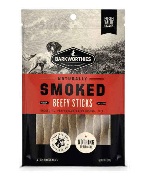 Barkworthies* Smoked Beef Stick 15 pk.