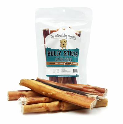 TND* Bully Sticks 6" Odor Free 8 oz. bag