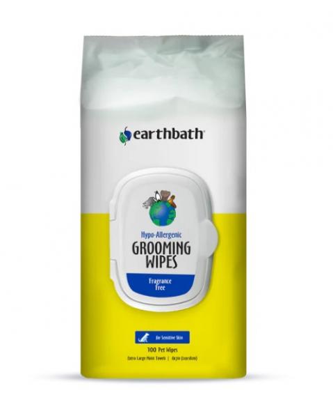 Earthbath* Hypo-Allergenic Grooming Wipes for Dogs and Cats