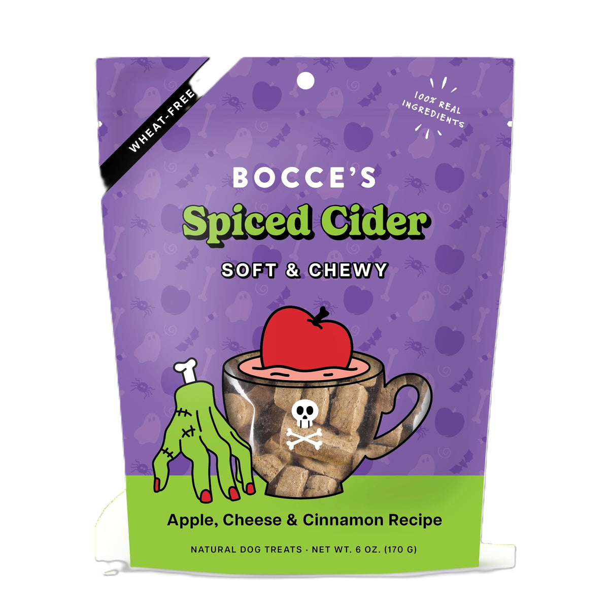 Bocce's* Dog Treat Halloween Spiced Cider 6 oz.