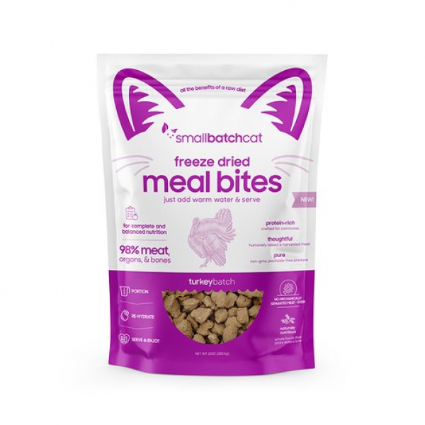 Small Batch Cat Food FD Mealbites Turkey