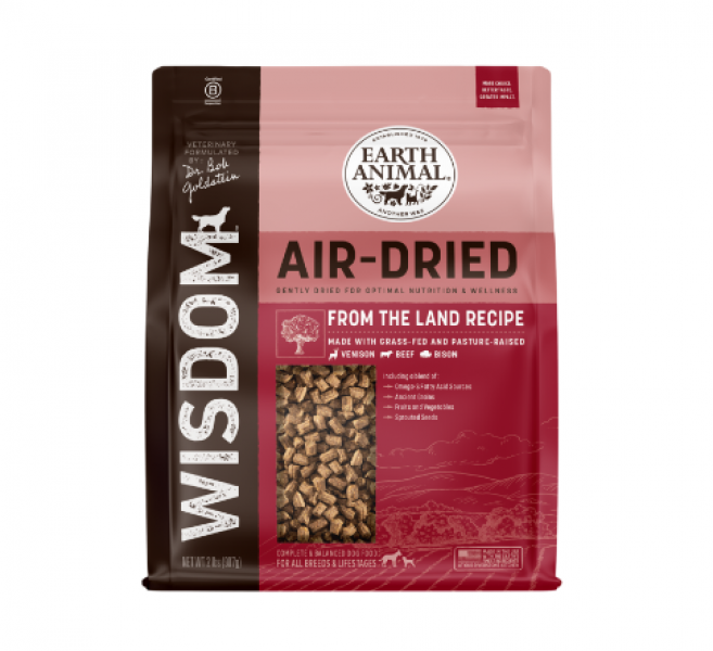 Earth Animal Dog Food Wisdom Air Dried From The Land
