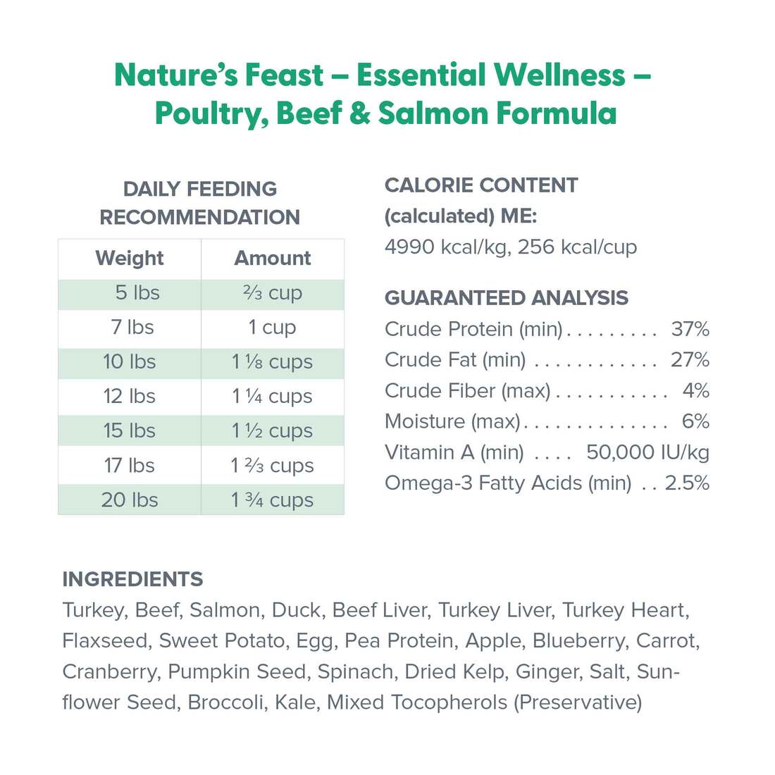 Dr. Marty Cat Food FD Nature's Feast Beef Salmon Poultry 12 oz