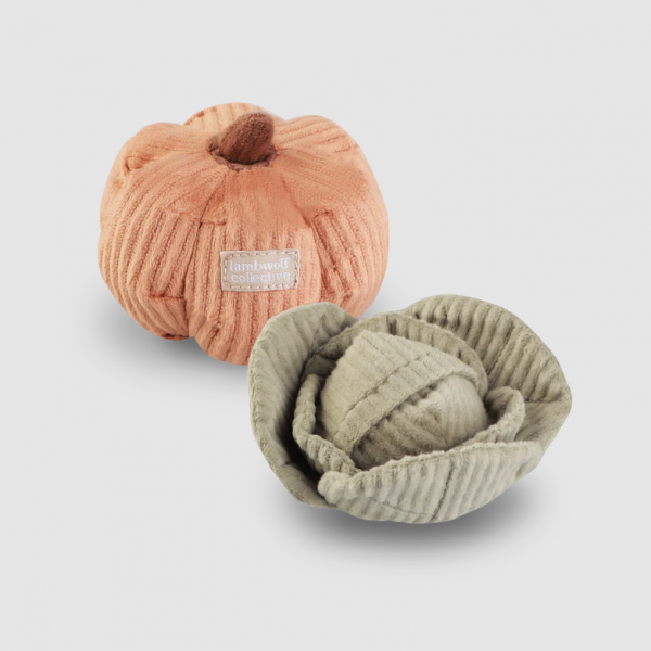 Lambwolf Cat Toy Cabbage and Pumpkin