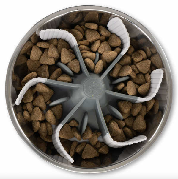 Messy Mutts Melamine Slow Feeder Insert With Suction 7.5"