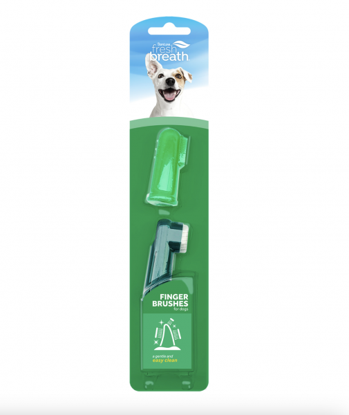 Tropiclean Fresh Breath Oral Care Finger Brush 2 Pack