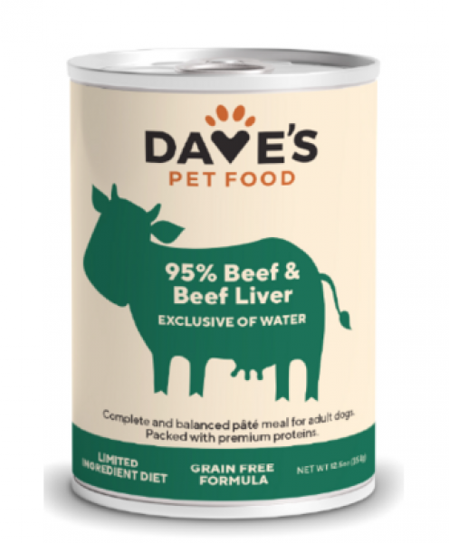 Dave's Dog 95% Beef 13 oz.