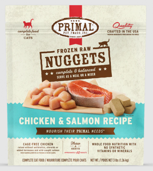Primal CAT Nugget Chicken & Salmon 3 lb.