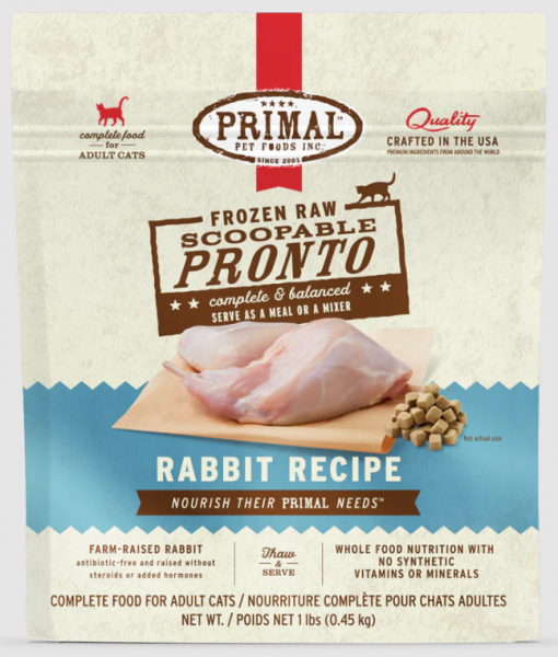 Primal Cat Pronto Rabbit 1 lb.