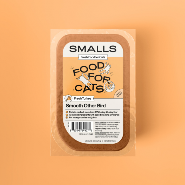 Smalls Cat Frozen Gently Cooked Smooth Turkey 5 oz
