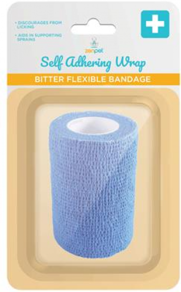 ZenPet Dog Health Self Adhering Wrap Bitter Flex Bandage 3in X 5yd
