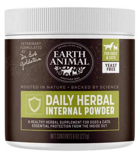 Earth Animal Flea and Tick Internal Powder Yeast Free 8 oz.