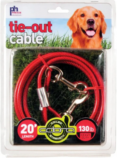 PPP Tie-out Cable Heavy Duty 20'