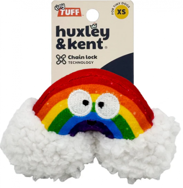 H&K Dog Toy Tiny Tuff Happy Rainbow