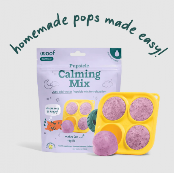Woof* Dog Treat Pupsicle Treat Mix Calming 5.5 oz
